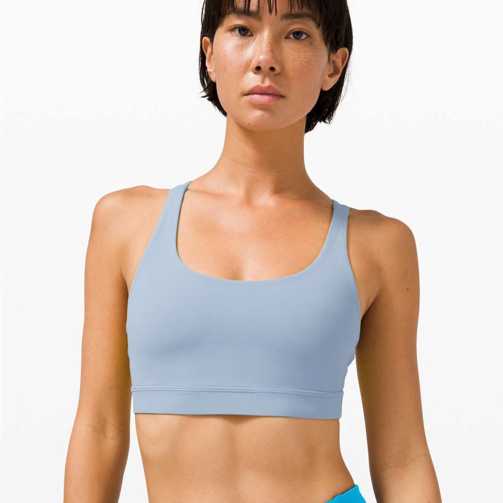 Lululemon Energy Bra in Blue Linen